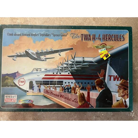 Minicraft Flights of Fancy TWA H-4 Hercules “Spruce Goose” 1/200 Scale Model Kit - Picture 1 of 5